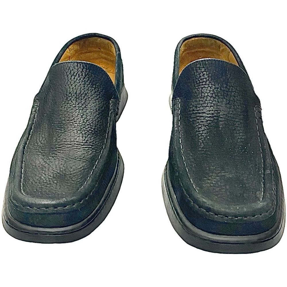 Johnston & Murphy eCollection Men’s Nubuck Slip-On Loafers Black Size 10 / 43 - Picture 5 of 8